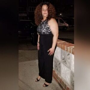 Sequence Pants Jumpsuit Women's Size‎ 10 Scarlett Black Sleeveless